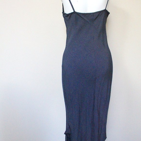 Alyn Paige Navy Polka Dot Dress - Picture 2 of 11